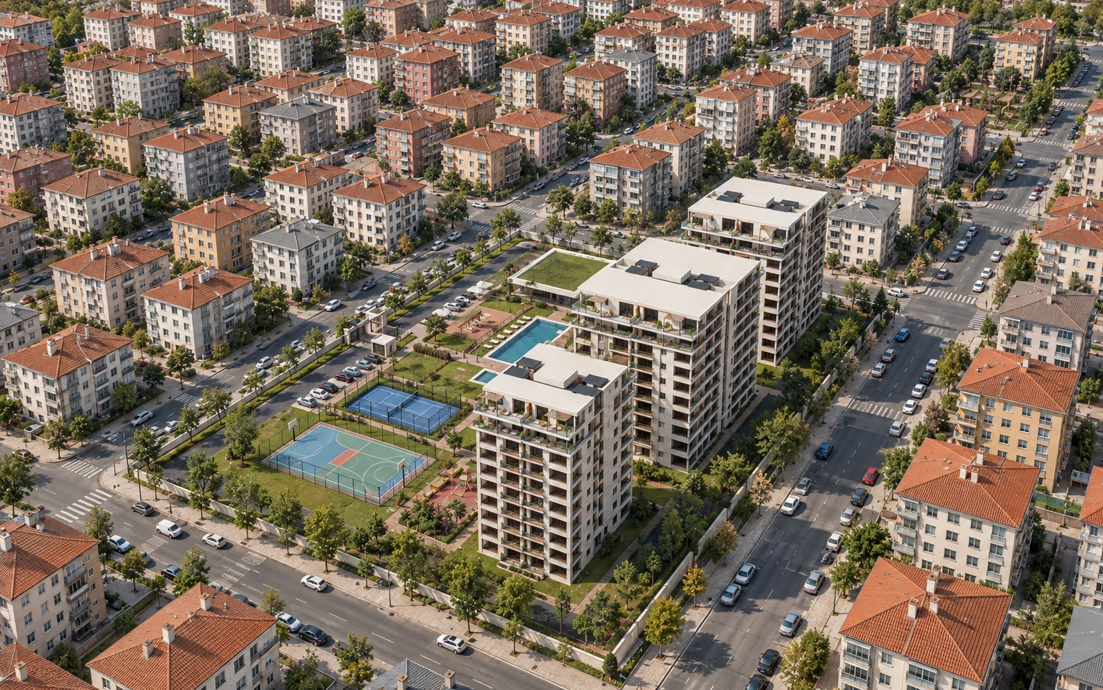 Ardıçpark gündüz dış cephe görünümü 1